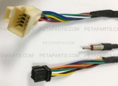 96" Wire Extension 2 Separate 2pin Male Plug Connectors and 2pin Female Connector for Volvo VNL Door Mirror Wide Angle Convex Turn Signal Indicator PAC-56-037
